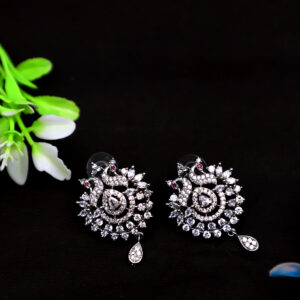 Luxury Emerald Green Party Wear Earrings  Perfect Holiday Gift